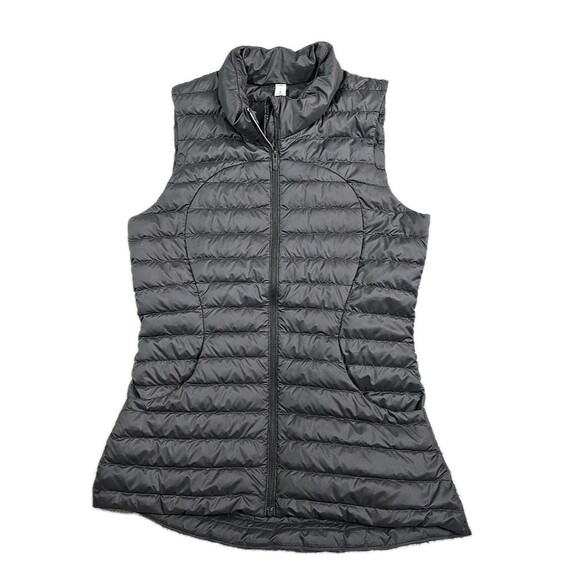 Lululemon Pack It Down Puffer Vest Womens Size 4 Black 700 Fill Hiking Ski Walk - Picture 3 of 12